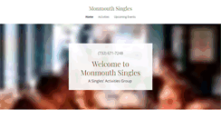 Desktop Screenshot of monmouthsinglesnj.com