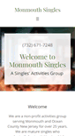 Mobile Screenshot of monmouthsinglesnj.com